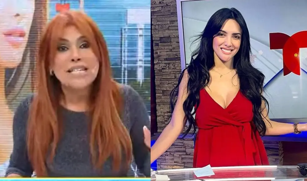 Magaly Medina comenta versión de Rosángela Espinoza sobre su visita a Telemundo. Foto: composición/ captura de ATV/ Instagram