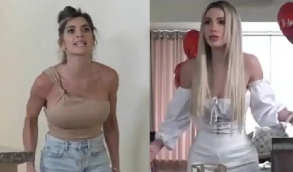 Korina Rivadeneira y Mario Hart tuvieron fuerte pelea en La academia de Esto es guerra. Foto: composición/ captura de América TV Korina Rivadeneira y Mario Hart tuvieron fuerte pelea en La academia de Esto es guerra. Foto: composición/ captura de América TV