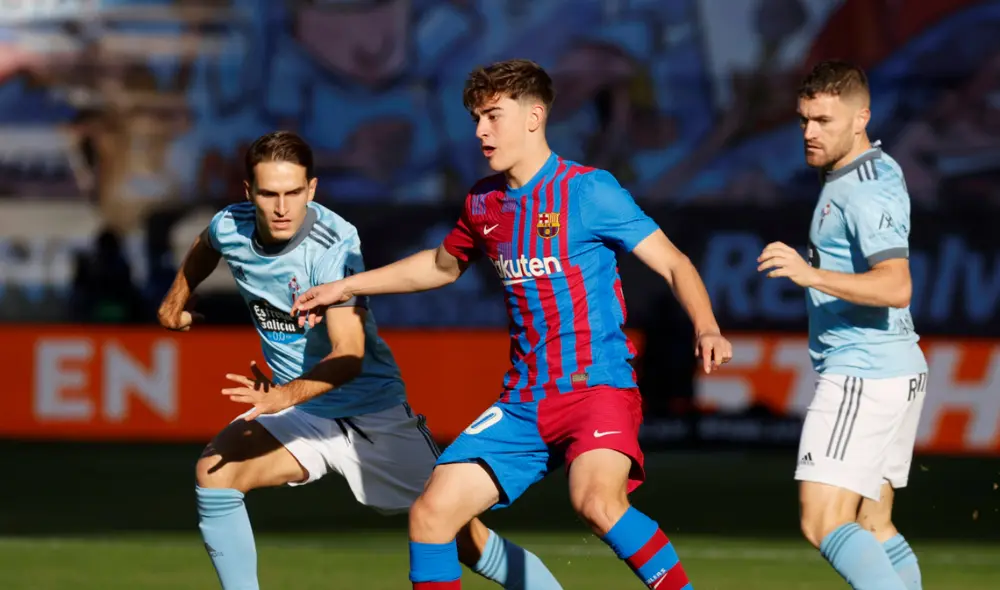 Azulgranas y gallegos se ven las caras en Balaídos por LaLiga Santander. Foto: EFE