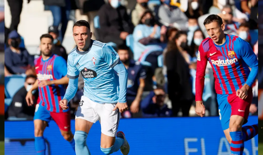 Azulgranas y gallegos se ven las caras en Balaídos por LaLiga Santander. Foto: EFE Azulgranas y gallegos se ven las caras en Balaídos por LaLiga Santander. Foto: EFE