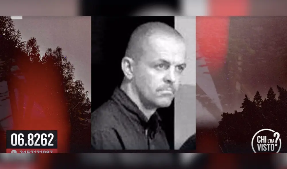 Ivo Rabanser reapareció después de 20 años y apuñaló a su hermano. Foto: RAI 3