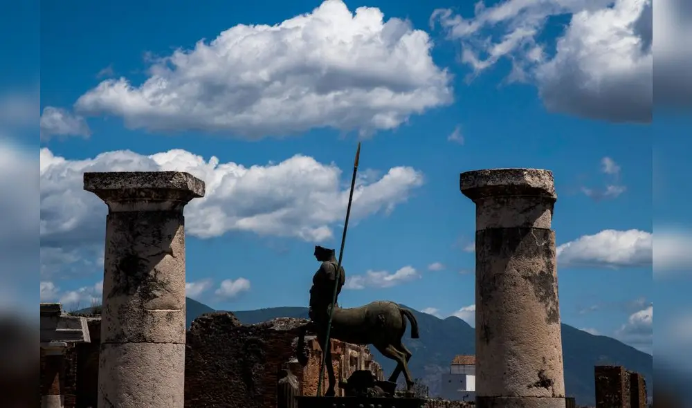 Una vista muestra a Pompeya, el sitio arqueológico de fama mundial de Italia. Foto: Tiziana Fabi/AFP