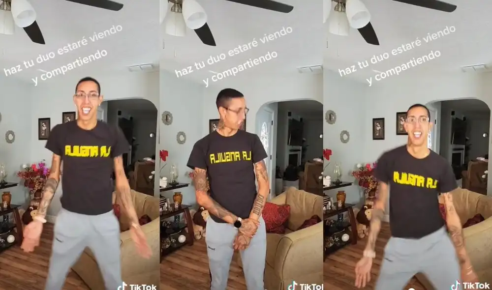 @Peterlaanguilareal es el usuario que Peter usa para compartir divertidos clips donde muestra más de un paso de baile. Foto: captura de TikTok
