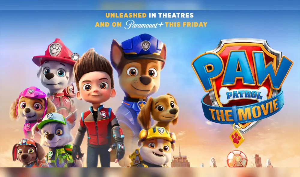 Paw patrol estrenará secuela en octubre de 2023. Foto: Paramount plus