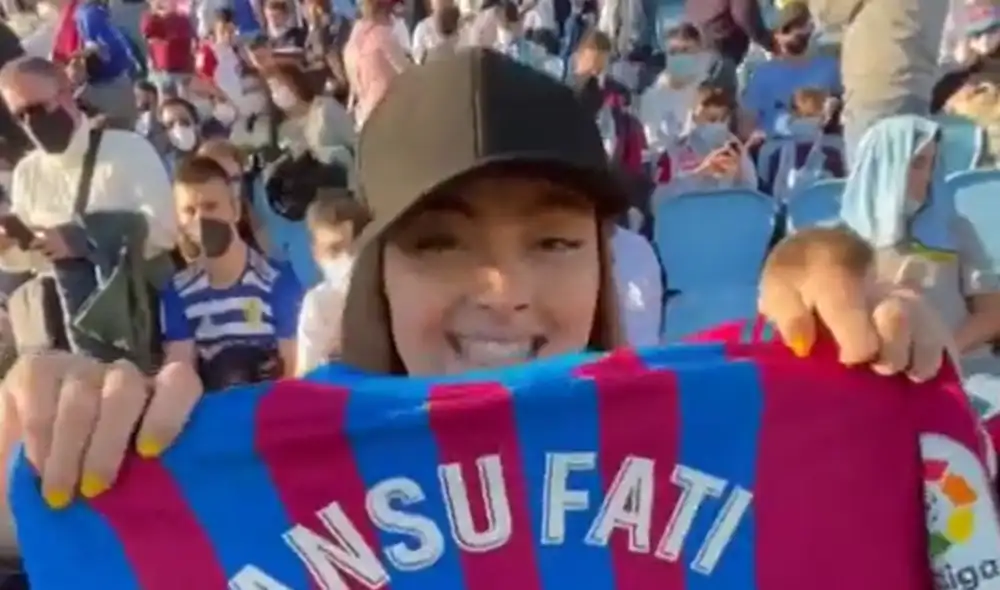 Ansu Fati puso el primer tanto del encuentro a los cinco minutos. Foto: captura de FC Barcelona Ansu Fati puso el primer tanto del encuentro a los cinco minutos. Foto: captura de FC Barcelona