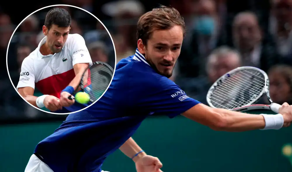 Medvedev buscará retener el título contra Djokovic. Foto: EFE/EPA/CHRISTOPHE PETIT TESSON