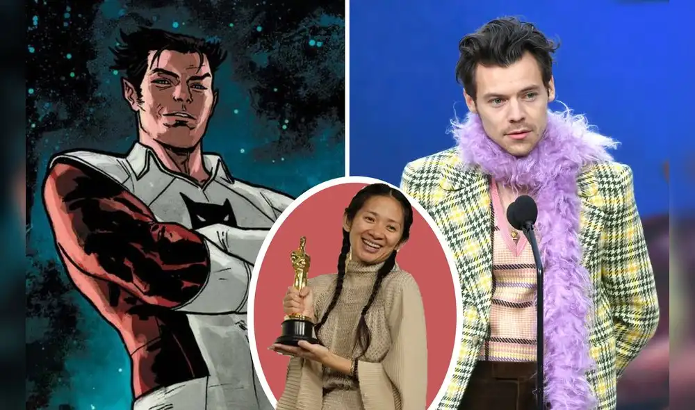 Chloé Zhao fue la encargada de introducir a Harry Styles en el UCM. Foto: composición/Marvel/difusión