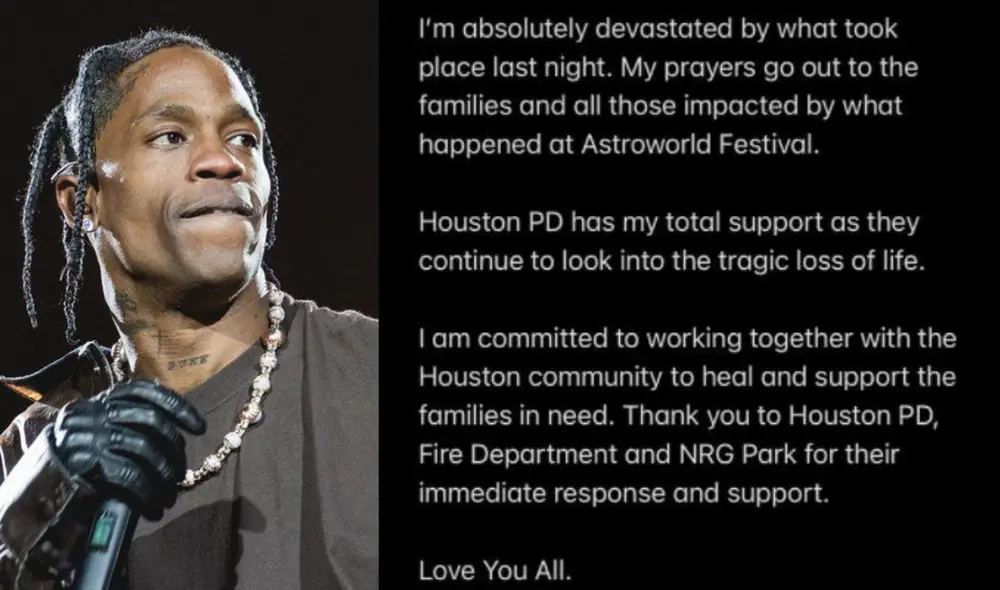 El rapero estadounidense habló de la tragedia ocurrida en Astroworld Festival en Houston. Foto: composición/Instagram El rapero estadounidense habló de la tragedia ocurrida en Astroworld Festival en Houston. Foto: composición/Instagram