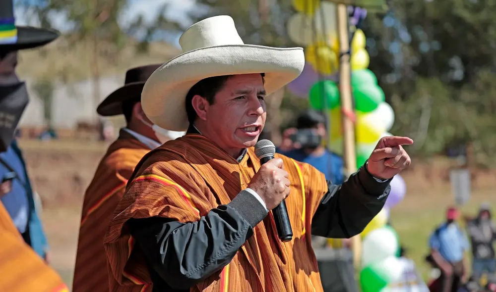 Presidente Pedro Castillo participó en la entrega de tractores en Apurímac. Foto: Presidencia