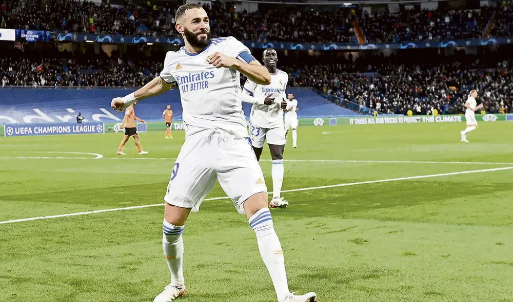 El delantero francés marcó el segundo gol del conjunto blanco. Foto: AFP