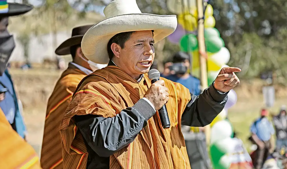 Rechazo. Castillo salió al frente de críticas a su gobierno. Foto: Presidencia