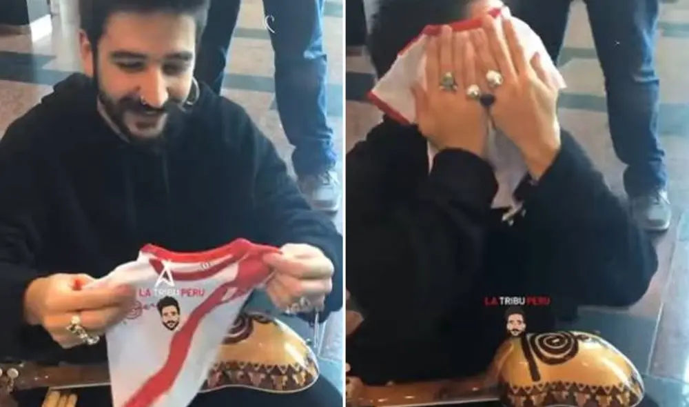 Camilo fue sorprendido por sus seguidores con indumentaria peruana para él y su futuro hijo. Foto: composición/ Instagram