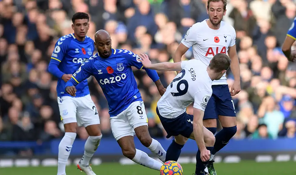 Tottenham y Everton se ubican en las posiciones diez y once, respectivamente. Foto: @Everton Tottenham y Everton se ubican en las posiciones diez y once, respectivamente. Foto: @Everton