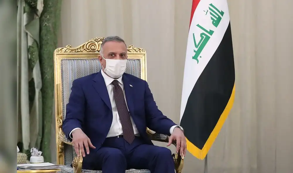 Los tres aparatos, que se dirigían hacia el primer ministro, fueron lanzados desde un lugar cercano al puente de la República. Foto: AFP