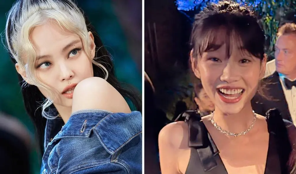 Jennie de BLACKPINK lleva varios días en los Estados Unidos. El sábado se hizo presente en cena de gala. Foto: composición/YG/Instagram