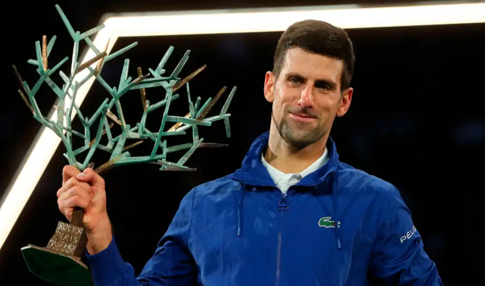 Djokovic sumó su título 37 en Masters 1000 y superó a Nadal, quien tiene 36. Foto: EFE/EPA/CHRISTOPHE PETIT TESSON