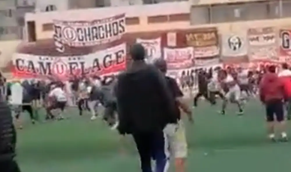 Campeonato se desarrollaba en el primer recinto deportivo del Club Universitario de Deportes. Foto: captura Twitter