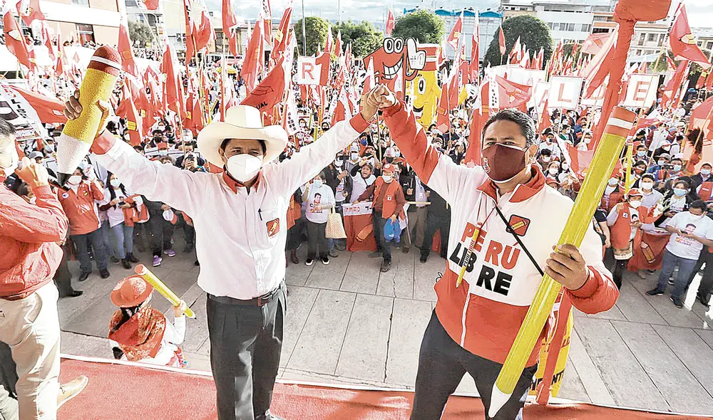 El dato. Vladimir Cerrón fue incluido como segundo vicepresidente en la plancha de Pedro Castillo, pero su postulación no fue aceptada por el JNE al tener una sentencia por corrupción.                                                                                                                                                                                                                                                                                                                                                                                      Foto: difusión