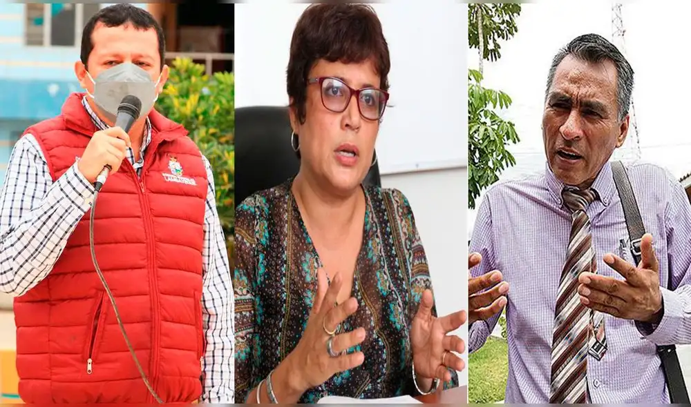 Luis Díaz, Mónica Toscanelli y Manuel Huacchillo afrontan investigación del Ministerio Público. Foto: Composición La República