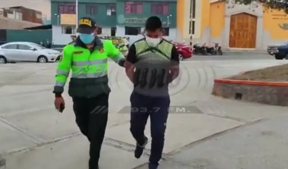 Roger Layme es sindicado de asesinar a su pareja. Foto: Captura Radio Uno