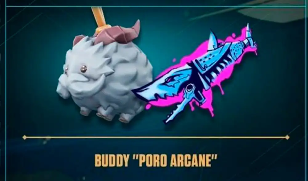 El Buddy Poro Arcane se puede conseguir gratis en Valorant desde el 7 de noviembre. Foto: Riot Games