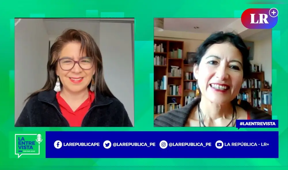 La escritora peruana Karina Pacheco, en La Entrevista. Video: LR+
