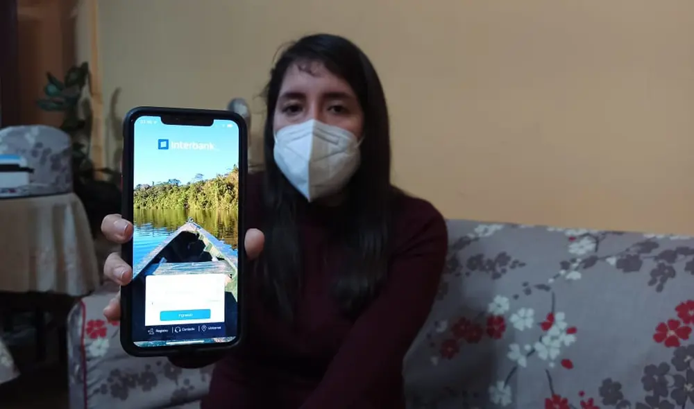 Joven denuncia que banco ya le cobra intereses a pesar de que caso está en investigación. Foto: Deysi Portuguez / URPI-LR