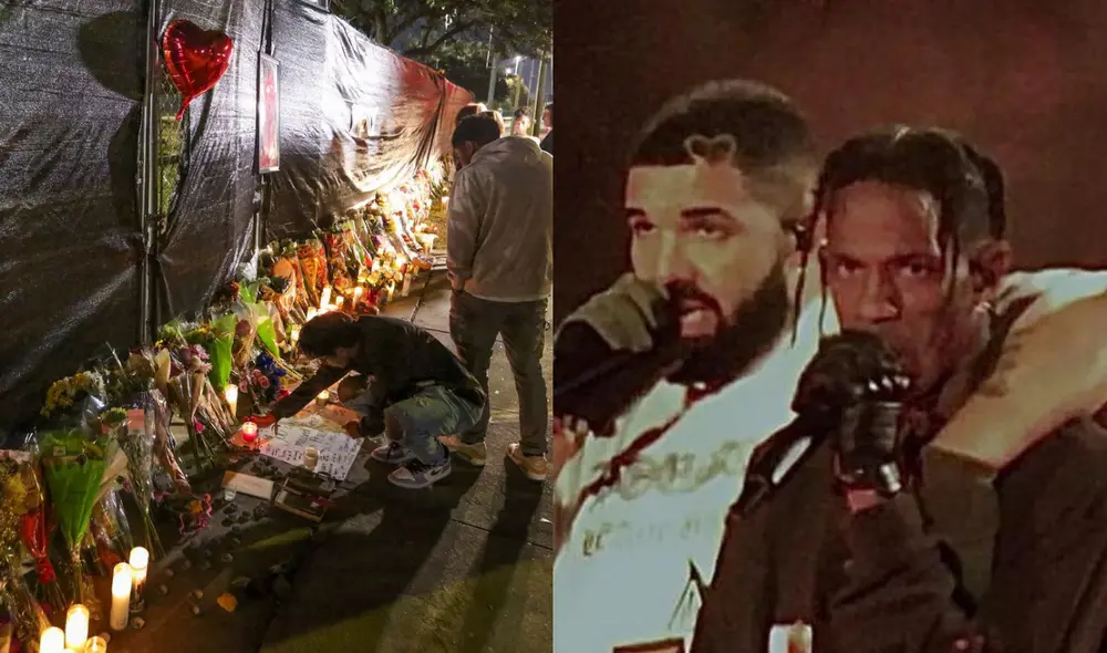 Travis Scott, Drake y Live Nation nombrados en la demanda por tragedia de Astroworld. Foto: Composición