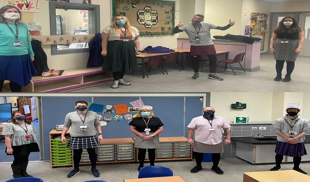 El 4 de noviembre pasado se llevó a cabo el evento en una escuela de Reino Unido. Foto: @MissChapman_CV/Twitter El 4 de noviembre pasado se llevó a cabo el evento en una escuela de Reino Unido. Foto: @MissChapman_CV/Twitter