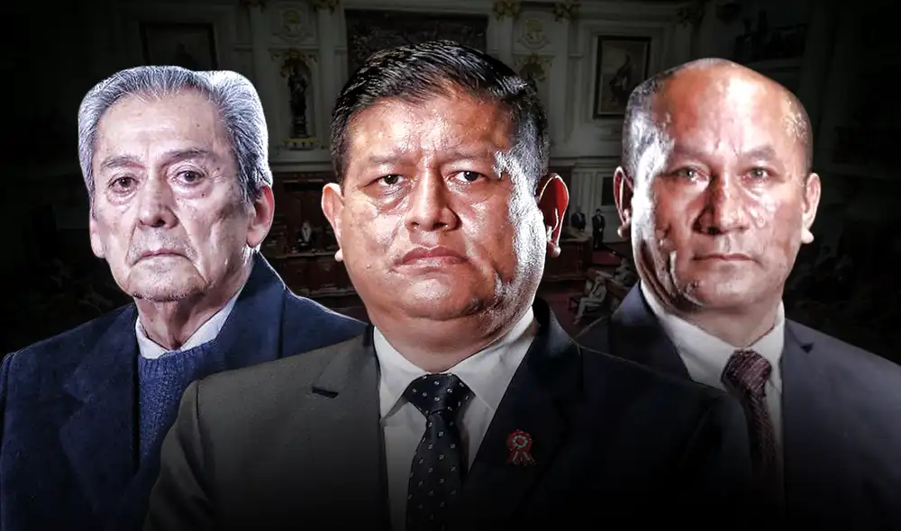 Los ministros Gallardo (Educación), Ayala (Defensa) y Silva (Transportes) son voceados para una posible interpelación ante el pleno del Congreso. Foto: composición Gerson Cardoso/La República Los ministros Gallardo (Educación), Ayala (Defensa) y Silva (Transportes) son voceados para una posible interpelación ante el pleno del Congreso. Foto: composición Gerson Cardoso/La República