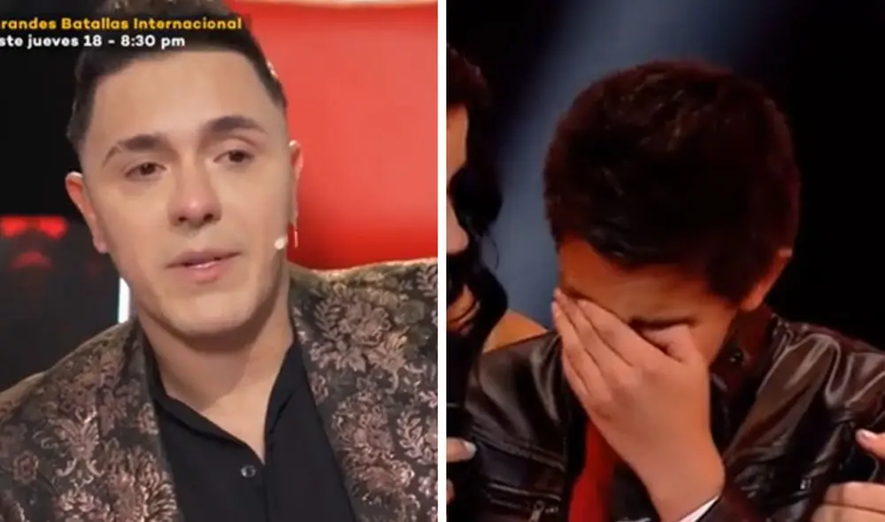 Joey Montana tiene que elegir en una nueva jornada de batallas en La voz kids. Foto: captura Latina