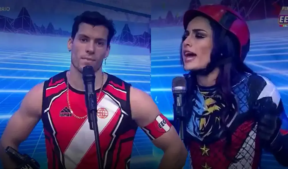 La guerrera puertorriqueña le dio tres segundos a Patricio Parodi para que le responda. Foto: captura EEG / América TV