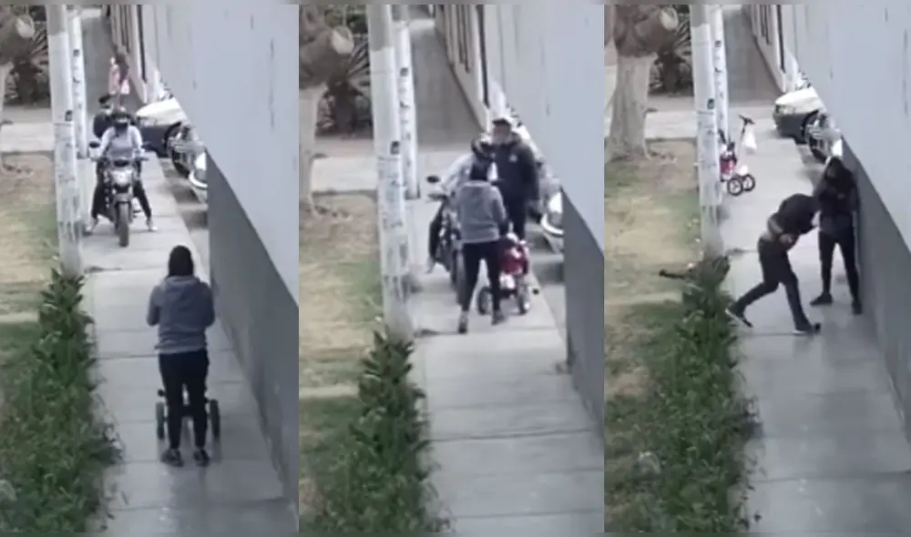 Crimen se registró en la urbanización Monserrate. Foto: captura/Conexión Norte Crimen se registró en la urbanización Monserrate. Foto: captura/Conexión Norte