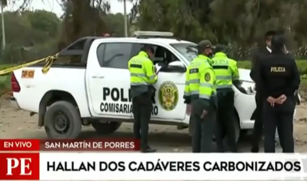 PNP investiga el caso. Vecinos piden una mayor vigilancia en la zona. Foto: captura de América TV PNP investiga el caso. Vecinos piden una mayor vigilancia en la zona. Foto: captura de América TV