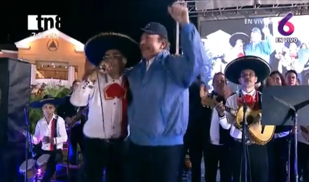 Daniel Ortega celebró el resultado de los polémicos sufragios en Nicaragua. Foto: captura de video/@canaltn8/Twitter Daniel Ortega celebró el resultado de los polémicos sufragios en Nicaragua. Foto: captura de video/@canaltn8/Twitter
