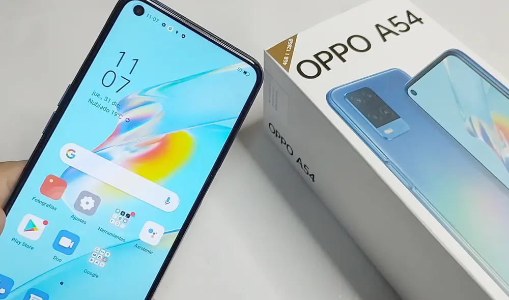 El primer smartphone presentado por Oppo en Perú está disponible en dos colores. Foto: Juan José López / La República El primer smartphone presentado por Oppo en Perú está disponible en dos colores. Foto: Juan José López / La República