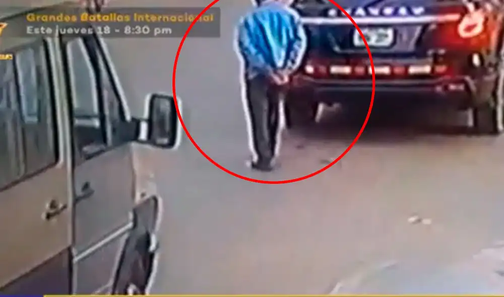 Testigos aseguran que el conductor Proceso Martiniano Huanco Quispe se encontraba en estado de ebriedad cuando atropelló al adulto mayor. Foto: captura de Latina Testigos aseguran que el conductor Proceso Martiniano Huanco Quispe se encontraba en estado de ebriedad cuando atropelló al adulto mayor. Foto: captura de Latina