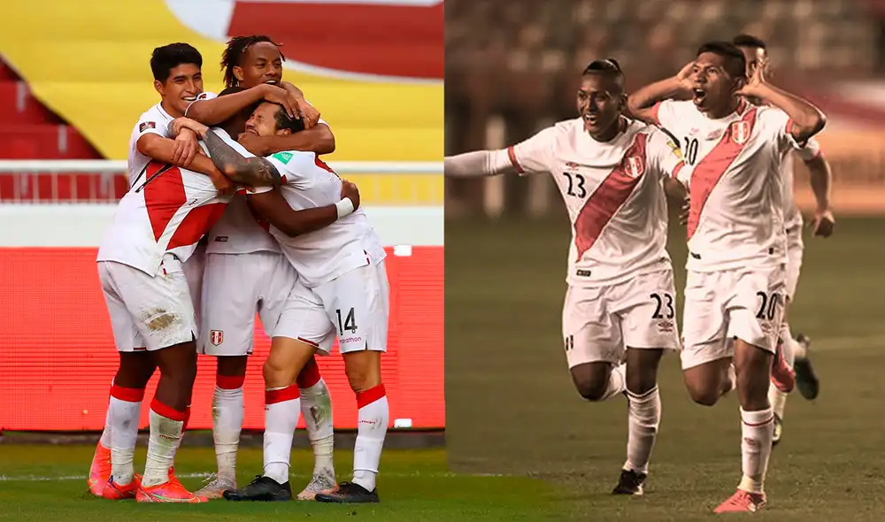Celebraciones de gol de la selección peruana en distintos procesos eliminatorios. Foto: composición/ EFE/ Gol Perú Celebraciones de gol de la selección peruana en distintos procesos eliminatorios. Foto: composición/ EFE/ Gol Perú