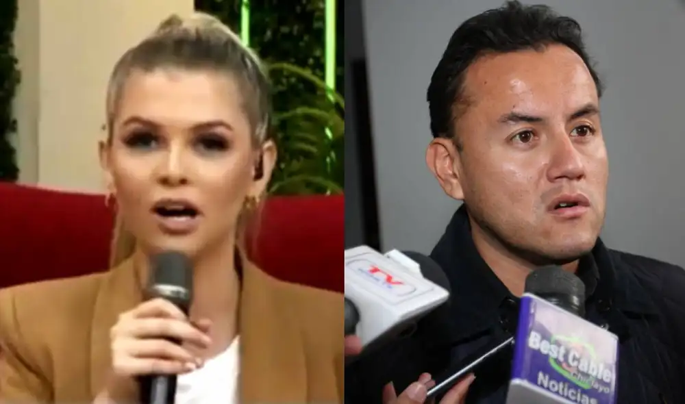 Brunella Horna brinda detalles de su relación con Richard Acuña. Foto: composición/captura de América TV/La República Brunella Horna brinda detalles de su relación con Richard Acuña. Foto: composición/captura de América TV/La República