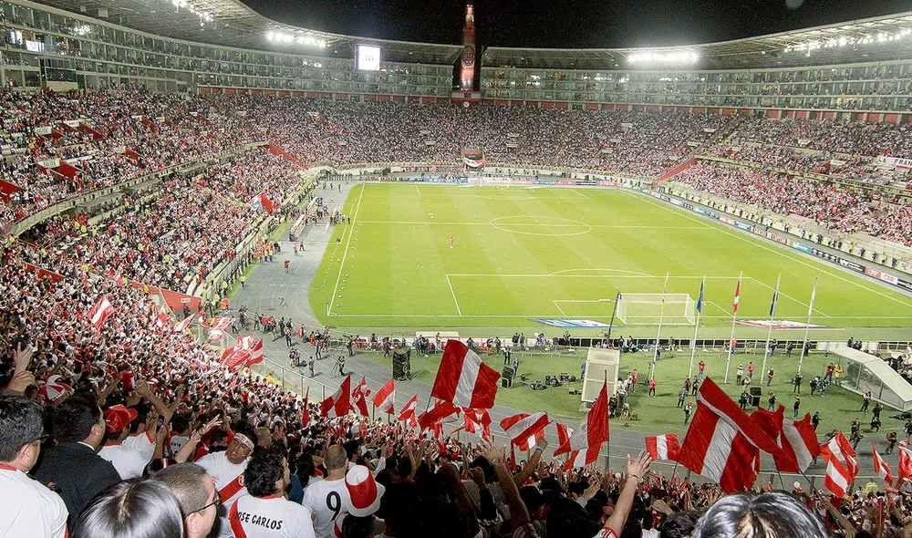 Para este encuentro, se habilitó el 20% del aforo del Estadio Nacional. Foto: GLR