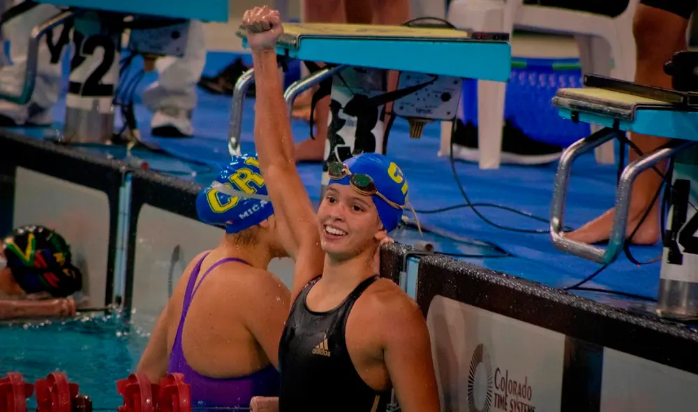 Alexia Sotomayor también ganó la Copa Panamericana de Natación en 2020. Foto: IPD Alexia Sotomayor también ganó la Copa Panamericana de Natación en 2020. Foto: IPD