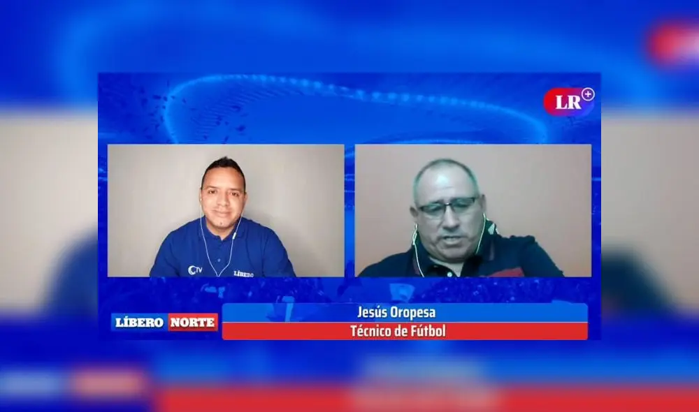 Jesús Oropesa dialogó con Hugo Daniel Barrios de Líbero. Foto: captura de Líbero Norte Jesús Oropesa dialogó con Hugo Daniel Barrios de Líbero. Foto: captura de Líbero Norte