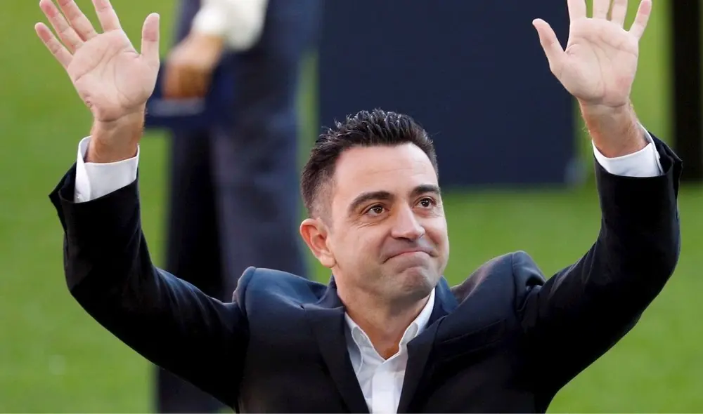 Xavi Hernández firmó contrato con el FC Barcelona hasta el 2024. Foto: EFE