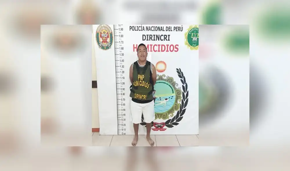 Los agentes lo aprehendieron en una calle de Comas. Foto: PNP Los agentes lo aprehendieron en una calle de Comas. Foto: PNP