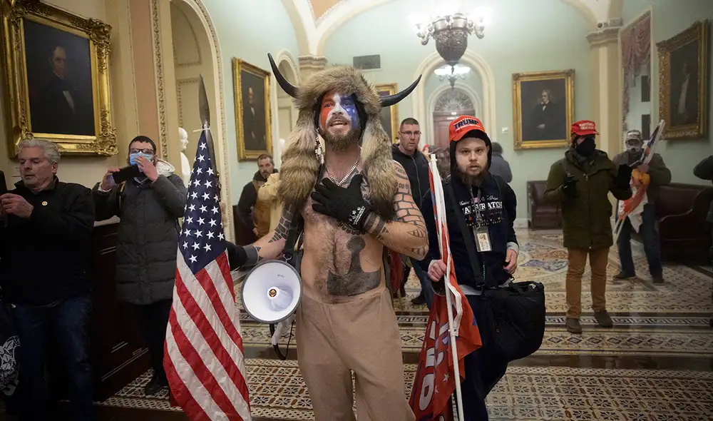 La toma del Congreso de EE. UU. se produjo el 6 de enero de 2021 por seguidores de Donald Trump. Foto: AFP La toma del Congreso de EE. UU. se produjo el 6 de enero de 2021 por seguidores de Donald Trump. Foto: AFP