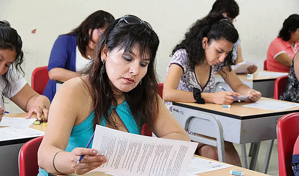 Prueba. Los maestros que obtengan buenas notas clasificarán a la segunda etapa del proceso. Foto: difusión