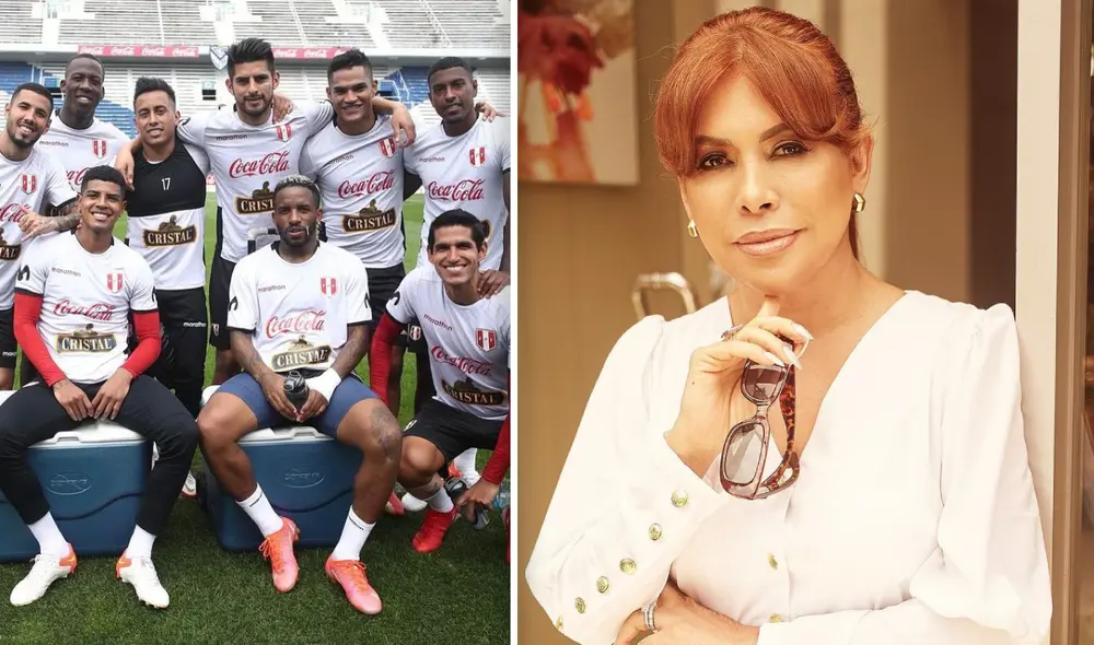 "Jugadores de fútbol que les gusta más la juerga, vienen a su patio de recreo", dijo Magaly Medina. Foto: composición Instagram