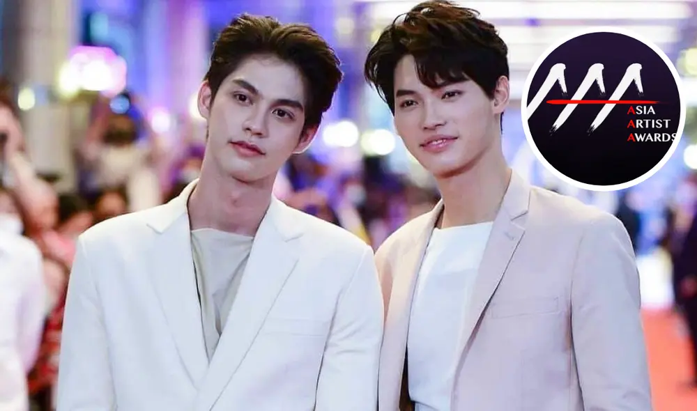 La pareja BrightWin agenda actividad en el contexto del estreno de 2gether: The movie y F4 Thailand. Foto: composición La República / GMMTV / AAA