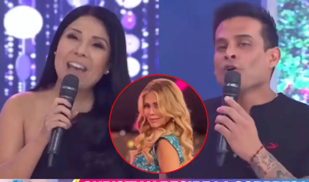 Tula Rodríguez elogio a Gabriela Herrera pese a que no pudo ver el triunfo de la bailarina en Reinas del show. Foto: composición/ captura de América TV Tula Rodríguez elogio a Gabriela Herrera pese a que no pudo ver el triunfo de la bailarina en Reinas del show. Foto: composición/ captura de América TV