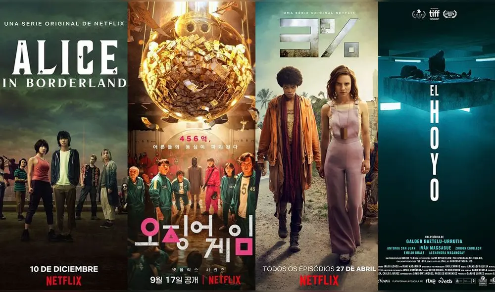 Siete series y películas sobre realidades distópicas como El juego del calamar. Foto: composición La República/Netflix